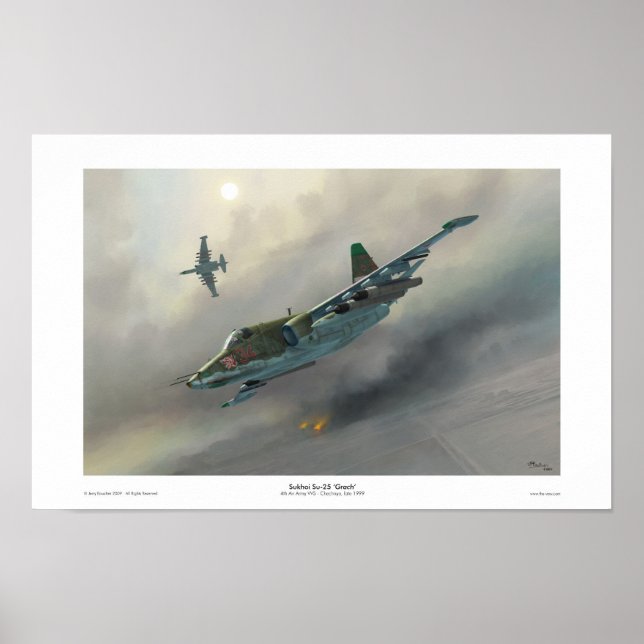 Sukhoi Su-25 'Grach' Poster (Front)