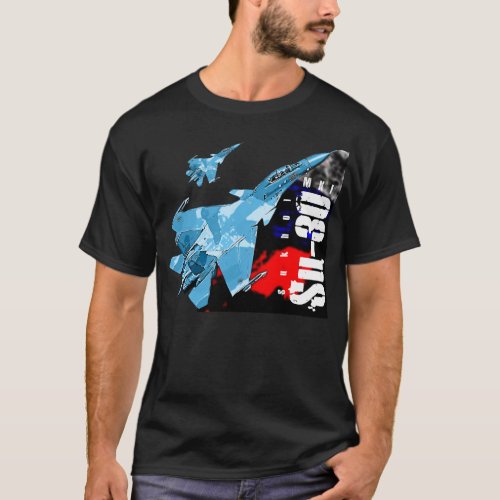 Sukhoi SU_30 Russian Multirole Fighterjet T_Shirt