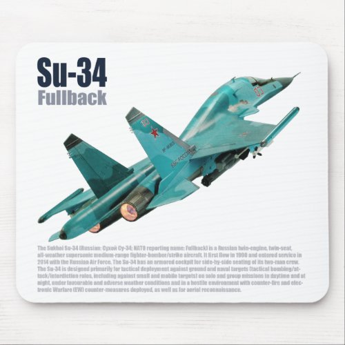 Sukhoi Su-34 Mouse Pad