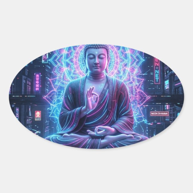 Sukiti Buddha Modern Dhamma Sticker (Front)