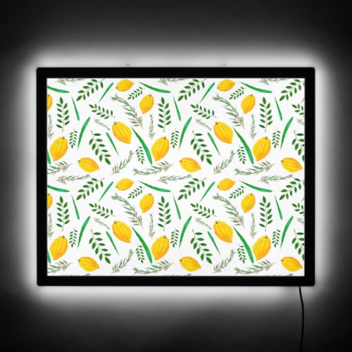 Sukkah  sukkot  Etrog  Jewish holydays shofar LED Sign