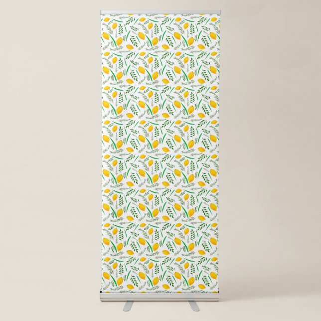 Sukkah,  sukkot,  Etrog,  Jewish holydays, shofar, Retractable Banner (Front)