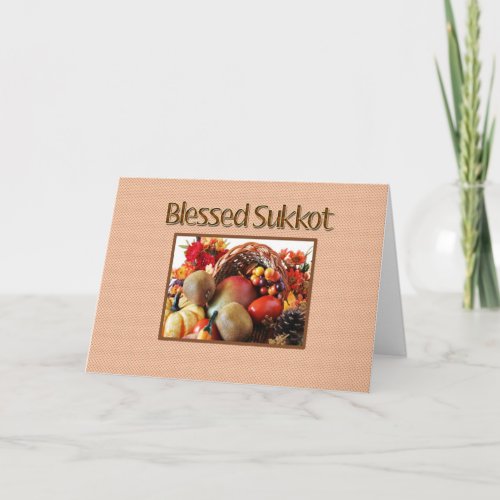 Sukkot Greeting Card