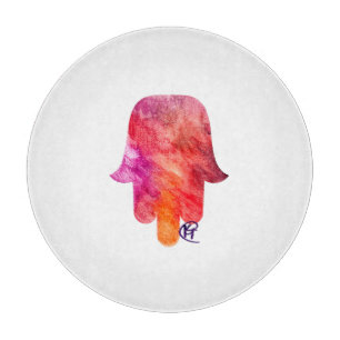 Sukkot Hamsa Art Cutting Board
