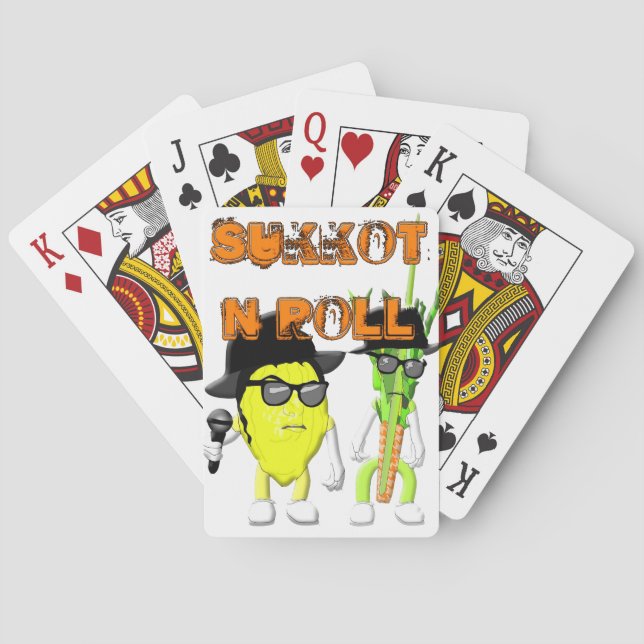SUkkOT N ROLL Poker Cards (Back)