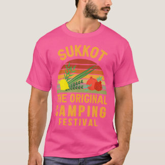 Sukkot The Original Camping Festival Sukkah Lulav  T-Shirt