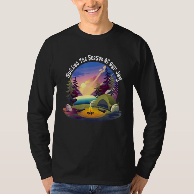 Sukkot The Season Of Our Joy Deuteronomy T-Shirt (Front)
