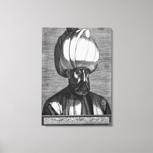 Suleiman the Magnificent Canvas Print
