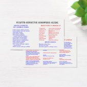 Sulfite-Free Shopper's Guide (Desk)