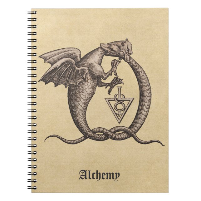 Sulfur and Mercury Dragons Notebook (Front)
