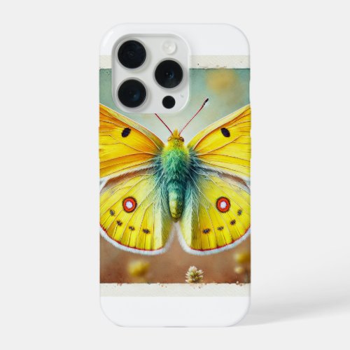 Sulfur Butterfly 190624IREF126 _ Watercolor iPhone 15 Pro Case