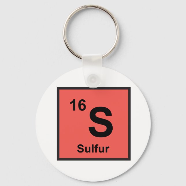 Sulfur Keychain (Front)
