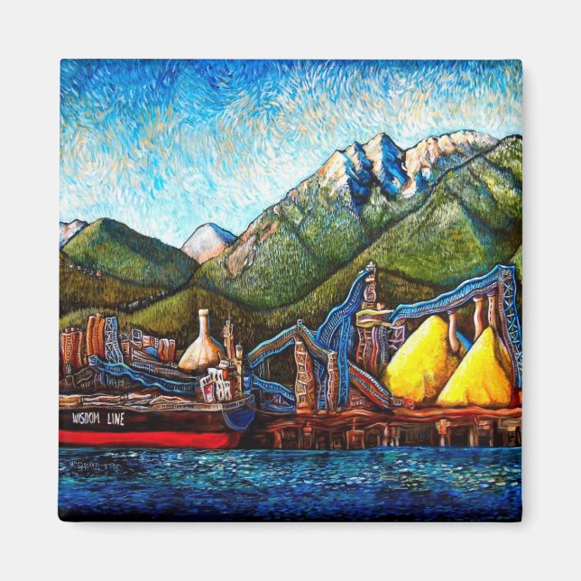 Sulfur Piles Magnet (Front)