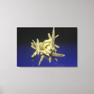 Sulfur (S) on Celestite, Poland Canvas Print