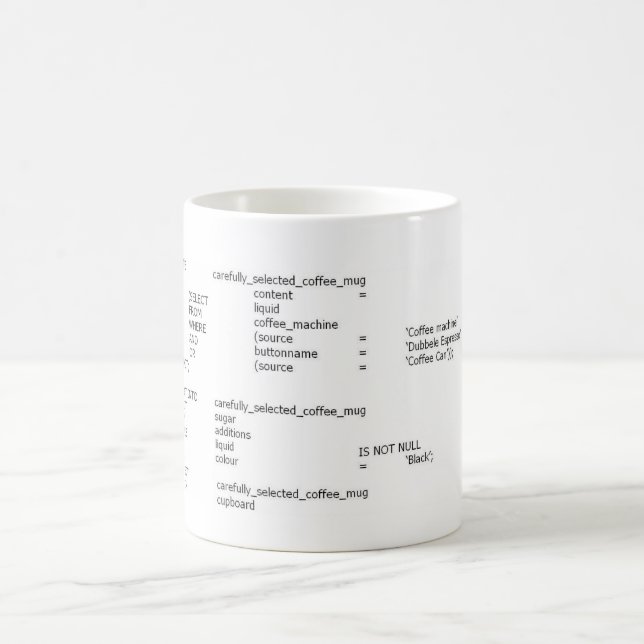 Sulk for nerds coffee mug (Center)