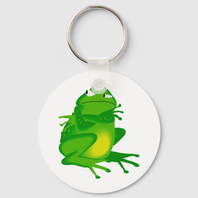 Sulking Frog Keychain (Front)