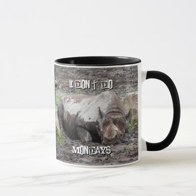 Sulking Rhino Mug (Right)