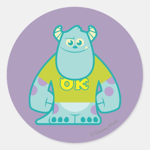 Sulley 2 classic round sticker