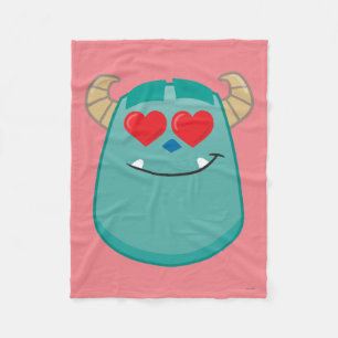 Sulley Emoji Fleece Blanket