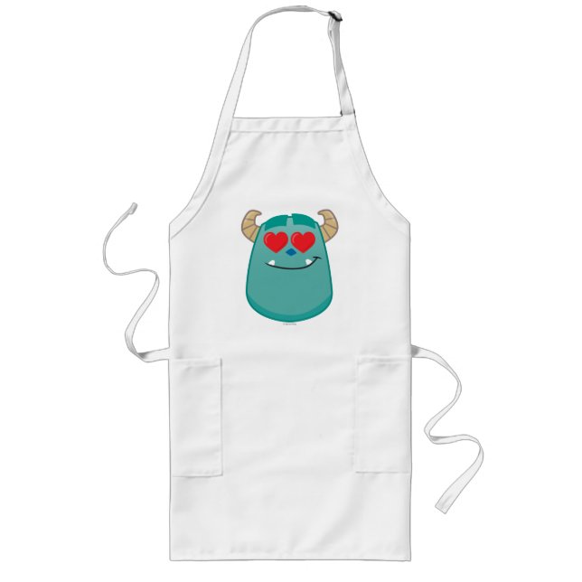 Sulley Emoji Long Apron (Front)