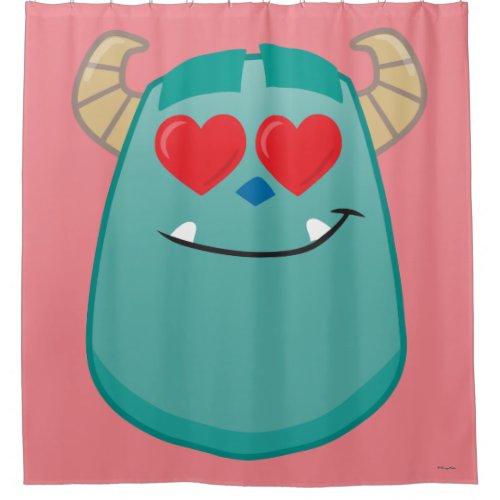 Sulley Emoji Shower Curtain