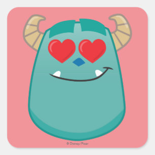 Sulley Emoji Square Sticker