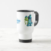 Sulley Holding Mike Travel Mug (Front Right)
