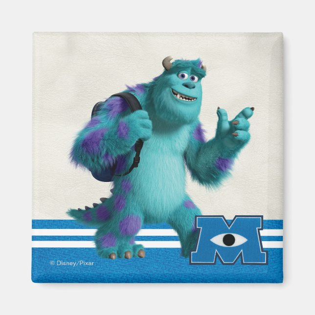Sulley with Backpack Magnet (Front)