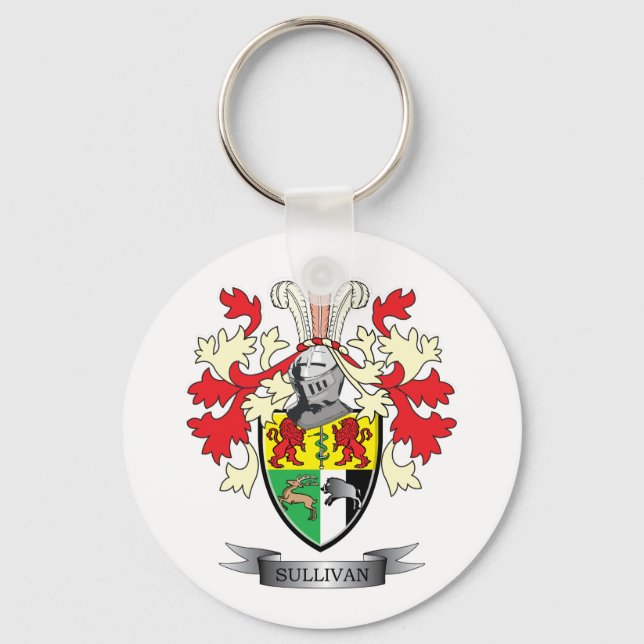 Sullivan-Coat-of-Arms Keychain (Front)