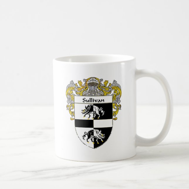 Sullivan-Coat-of-Arms-Mantled-300x300 Coffee Mug (Right)