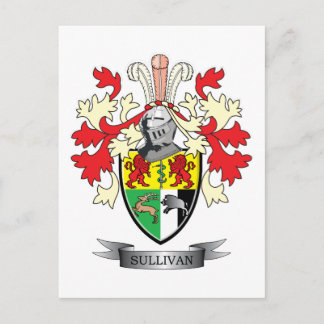 Sullivan-Coat-of-Arms Postcard