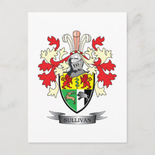 Sullivan Coat of Arms Postcard