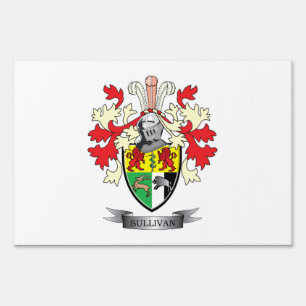 Sullivan-Coat-of-Arms Yard Sign