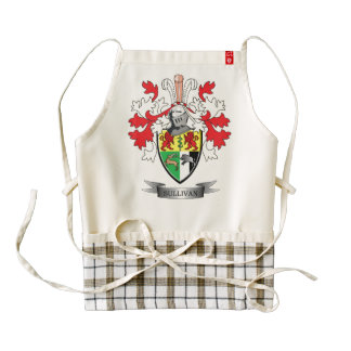 Sullivan-Coat-of-Arms Zazzle HEART Apron