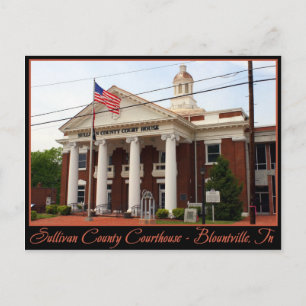 Sullivan County Courthouse - Blountville, TN Postcard