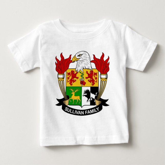 Sullivan Family Crest Baby T-Shirt (Front)