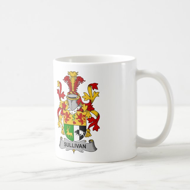 Sullivan Family Crest Coffee Mug (Right)