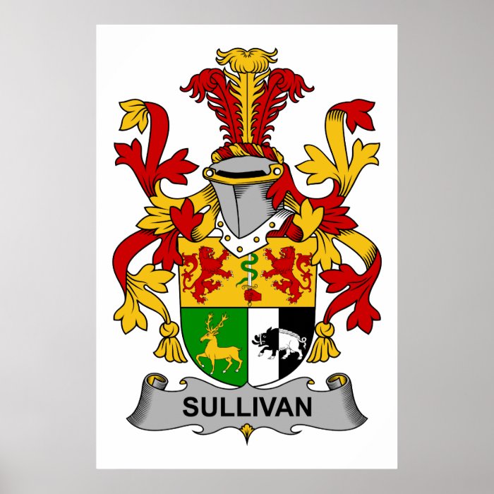 Sullivan Family Crest Poster