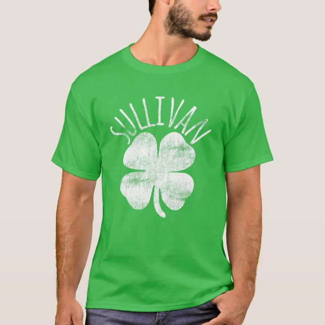 Sullivan - Family Name Matching St. Patrick's Day T-Shirt (Front)