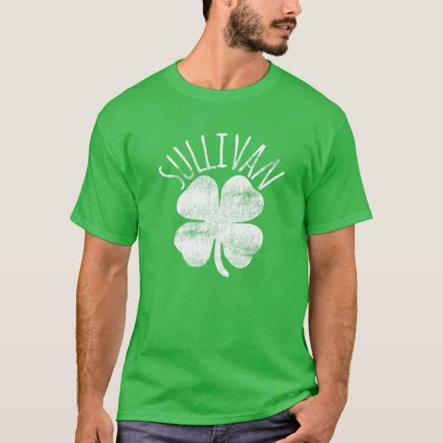 Sullivan - Family Name Matching St. Patrick's Day T-Shirt (Front)