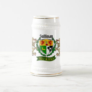 Sullivan/O'Sullivan Irish Shield Beer Stein