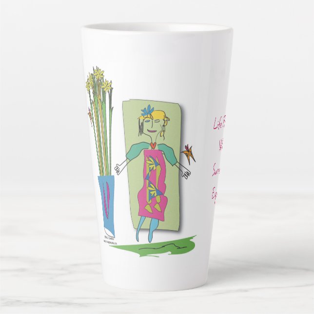 'Sullivan' - Surrender Your Expectations Latte Mug (Front)