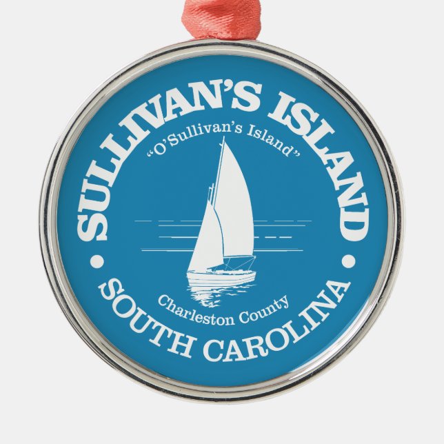 Sullivan's Island (sailboat) Metal Ornament (Front)