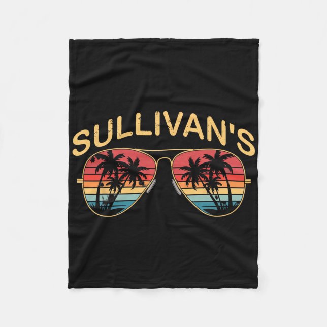 Sullivan's South Carolina Men Women Souvenir Surfb Fleece Blanket (Front)
