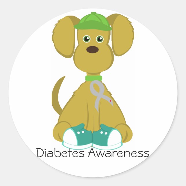 Sully the Diabetes Dog Stickers (Front)