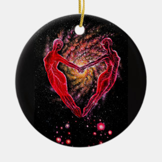 Sulmate connection ceramic ornament