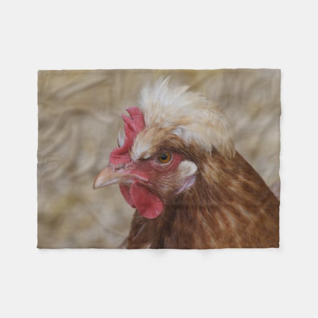 Sulmtaler Hen Fleece Blanket (Front (Horizontal))