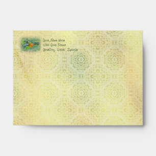 Sulpher Butterfly Envelope