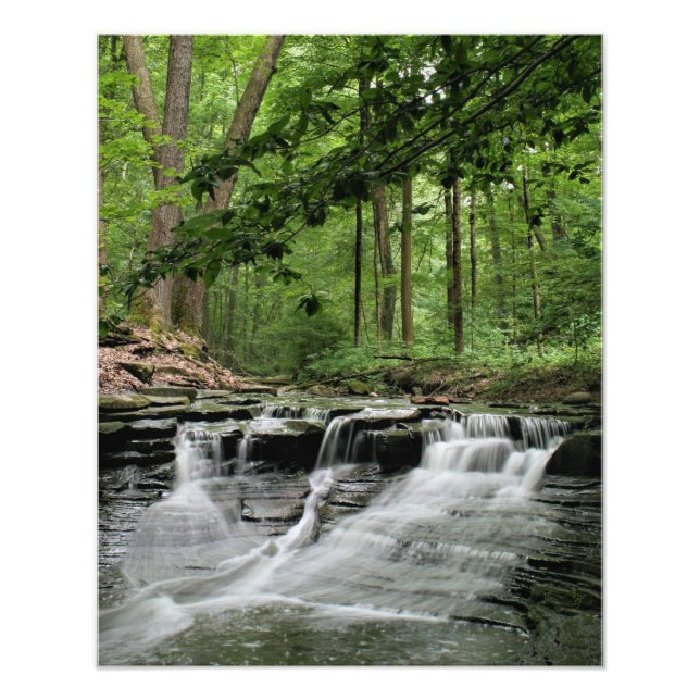 Sulphur Creek Waterfall Photo Print (Front)