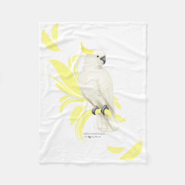 Sulphur Crested Cockatoo Blanket (Front)